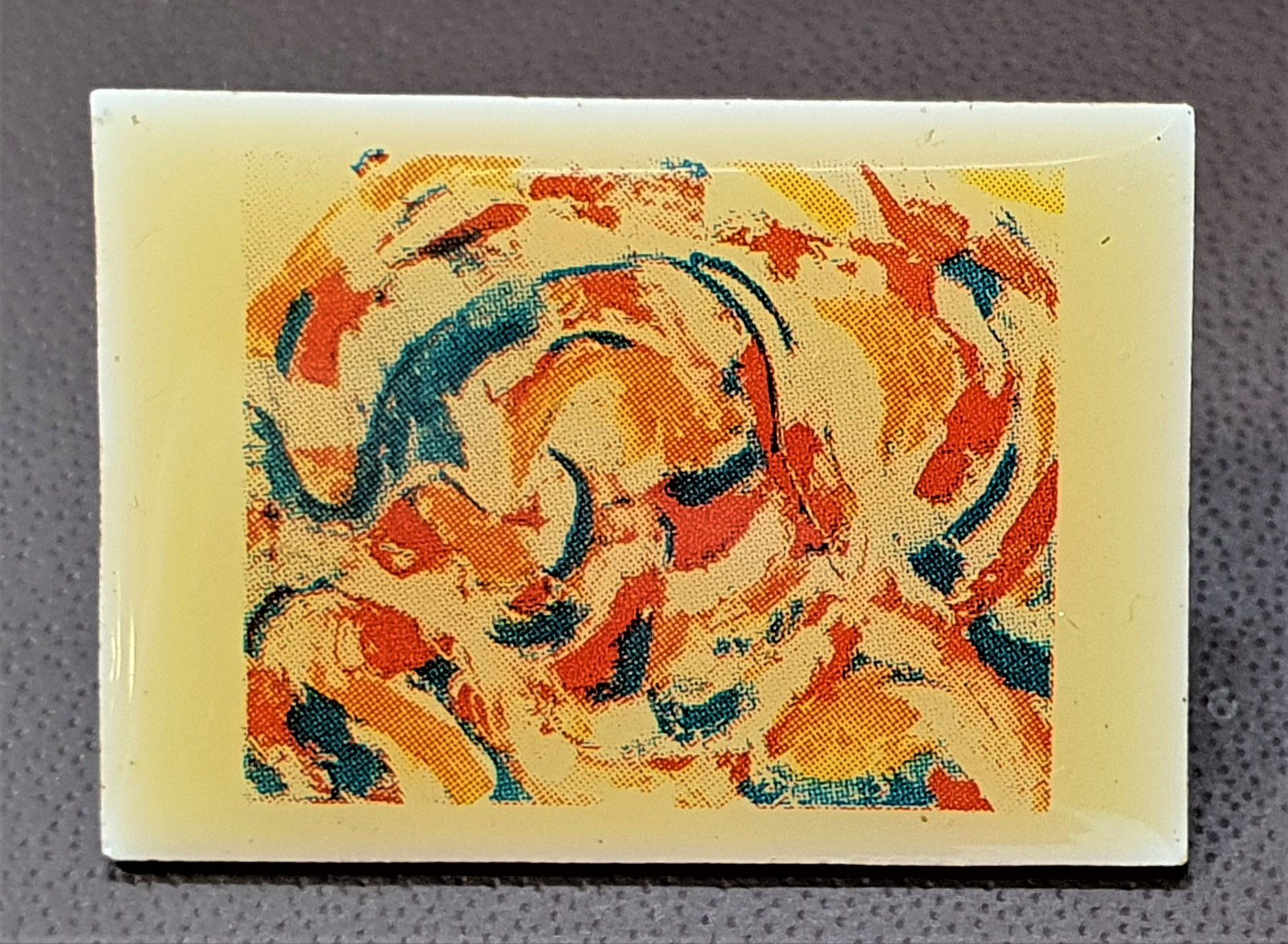 Poster & Bilder: Q908 - Kunst Pin Bild Wolf Bottinelli / Tiger 85 – Gebraucht aus Reinach BL von Boston-Verkauf 1