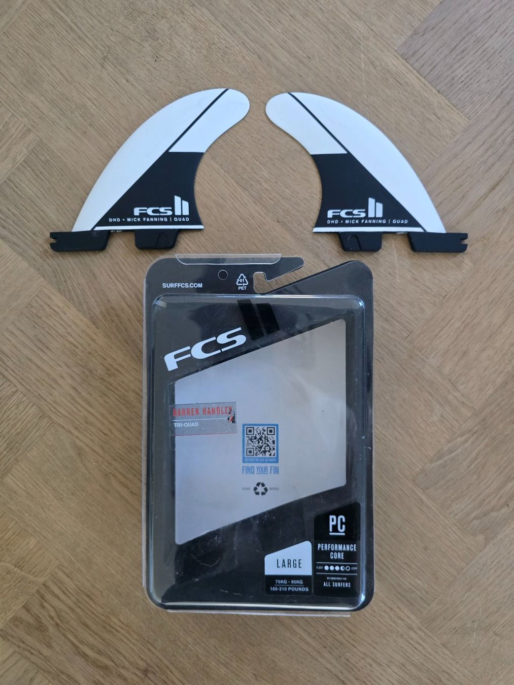 Tavole da surf e di nuoto: FCS2 Mick Fanning DHD Large | Quad rear Fin Set – Nuovo (secondo la descrizione) da Zürich venduto da mistersell