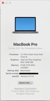 MacBook Pro 13" 2017 / 500B SSD