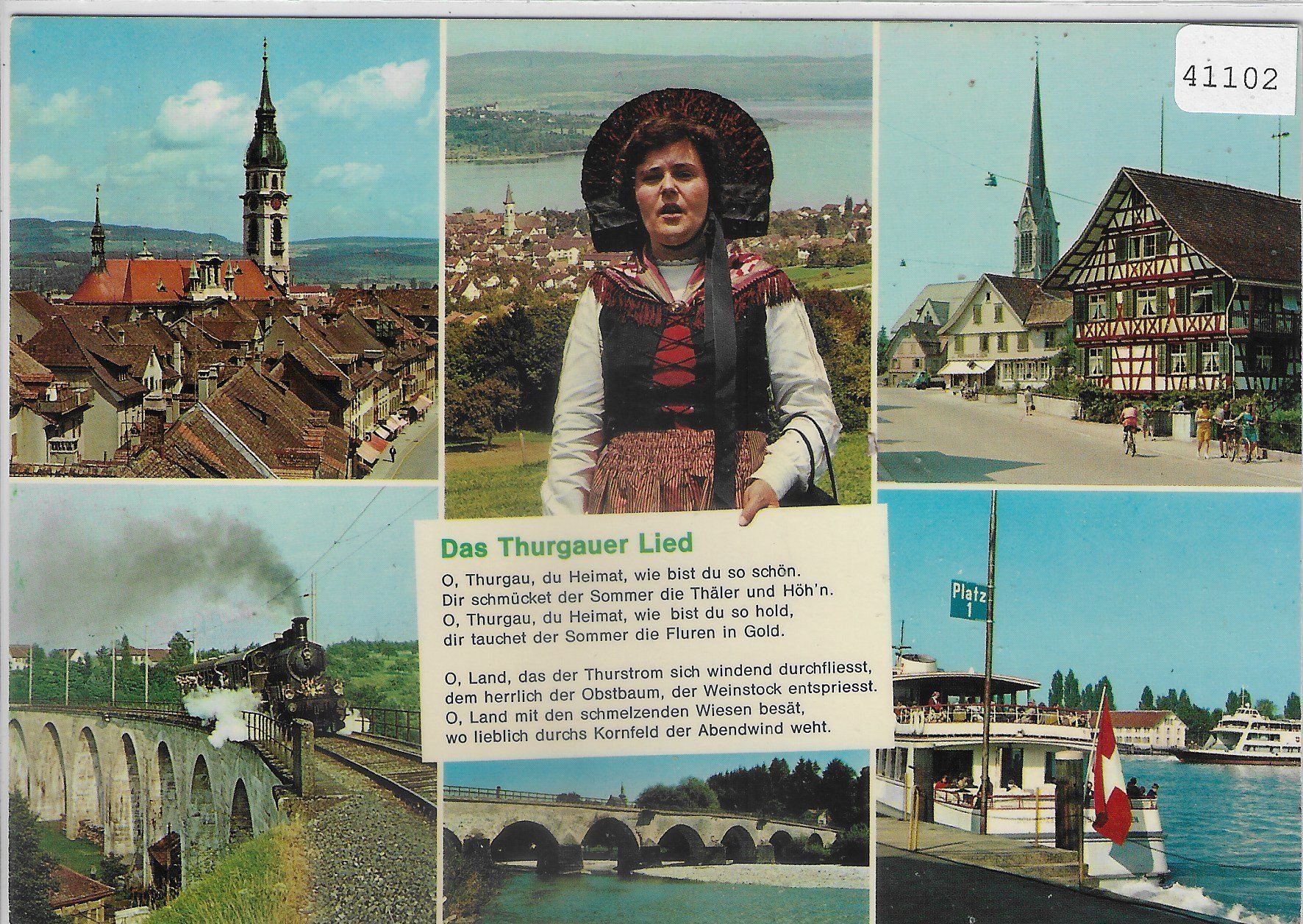 Cartoline postali: Das Thurgauer Lied - Multiview – Usato da Ettingen venduto da Kartenplanet