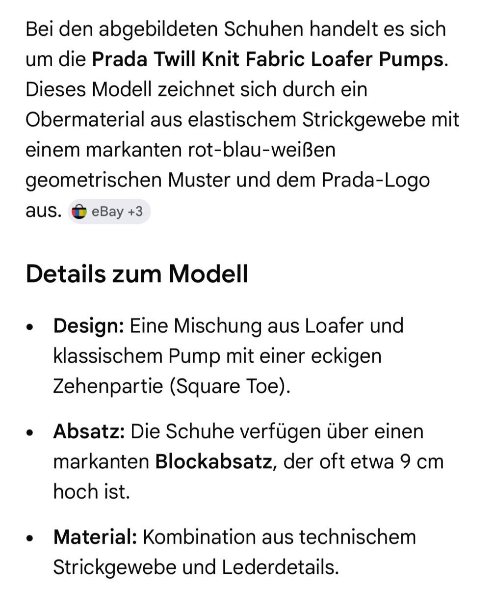 Scarpe da donna: Prada Segeltuch Pumps – Nuovo (secondo la descrizione) da St.Gallen venduto da Design04 5
