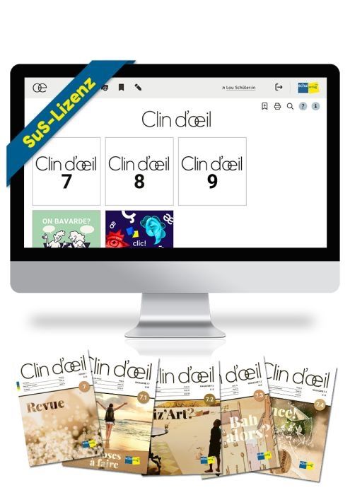 Libri: Clin d'oeil 7 Digital&Print SuS NEU – Nuovo e nell'imballaggio originale da Worb venduto da rofcor 1