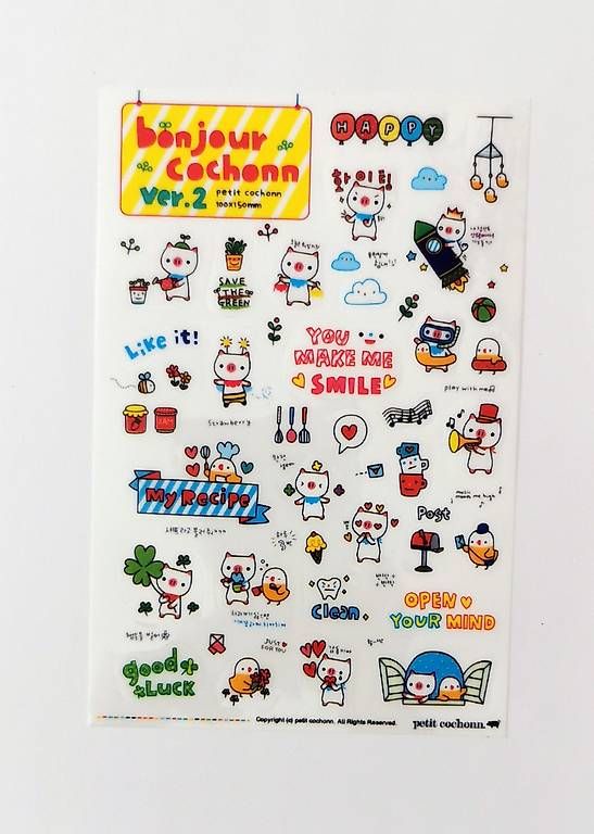 Autocollants: Bonjour Cochoon Sticker Aufkleber Set – D'occasion à Zürich par ste_hv76 4