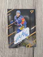 Tyler Morley Eishockeykarte signiert 09/60 Lights out