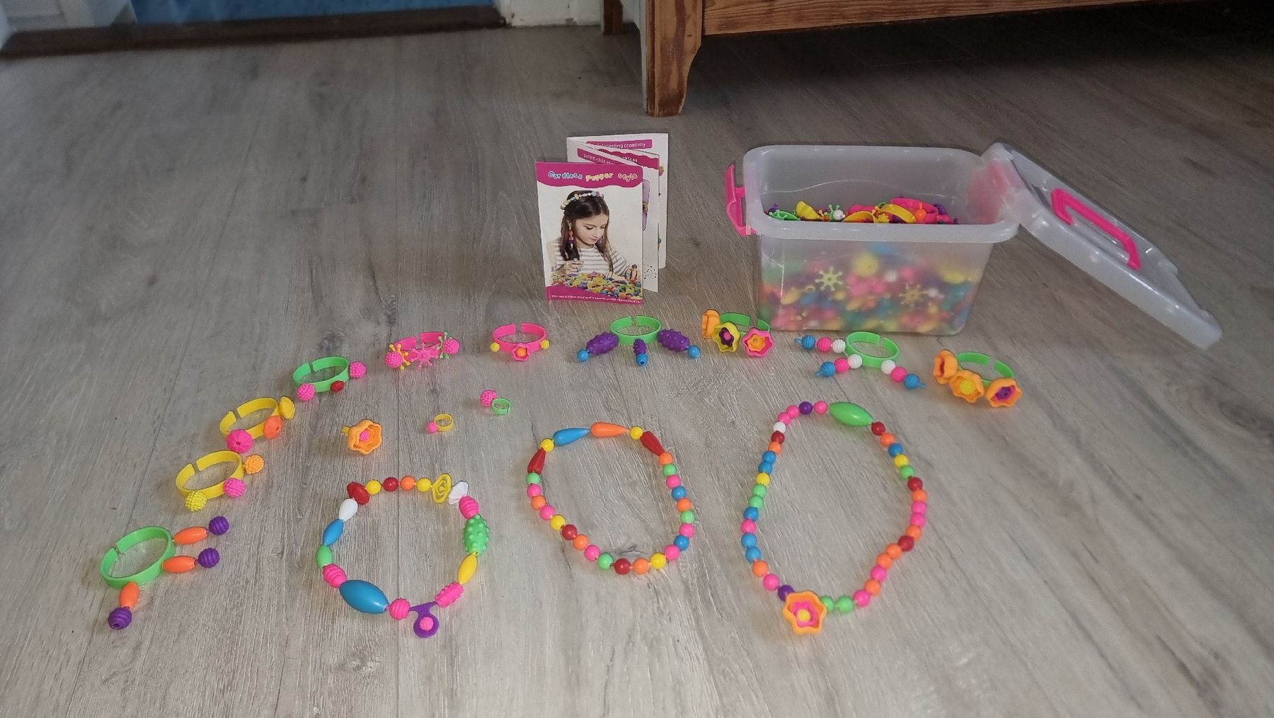 Kit bricolage: Perlen Steck Schmuck Bastelset für Kinder – Usato da Wigoltingen venduto da Zuckerfee84