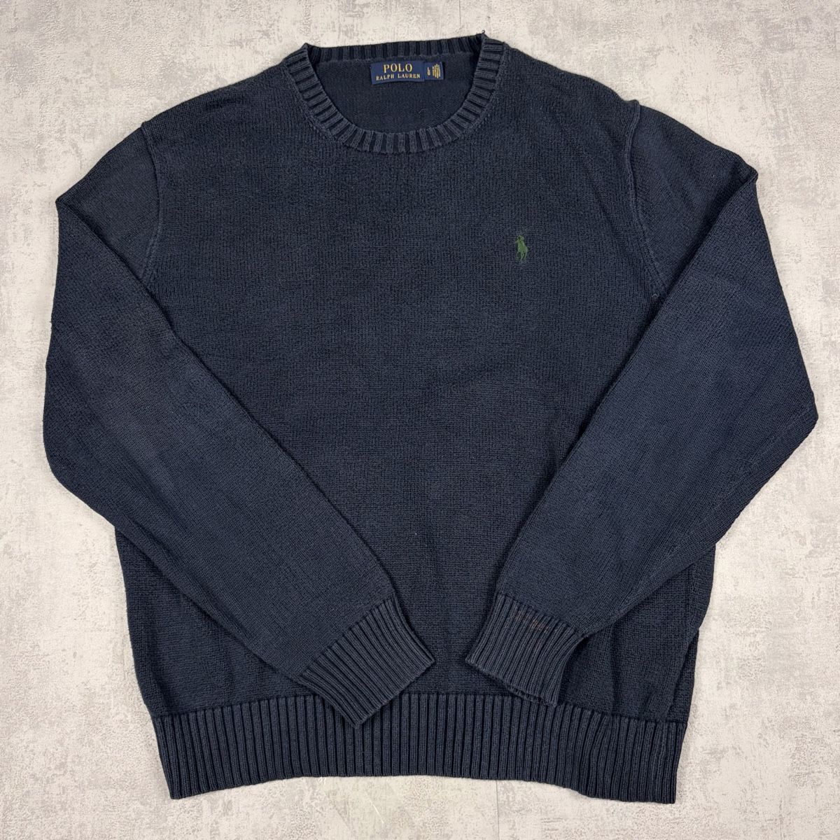 Polo Ralph Lauren Pullover & Sweatshirts: Pull en maille Polo Ralph Lauren bleu marine - Taille L – Gebraucht aus Neuchâtel von aliceguins