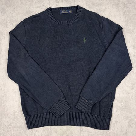 Pull en maille Polo Ralph Lauren bleu marine - Taille L