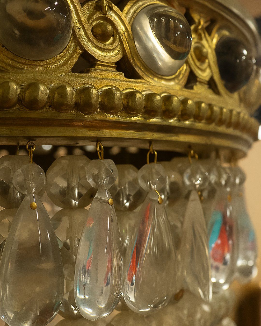 Lampadari & plafoniere: LUSTRE PANIER EN CRISTAL – Usato da Moutier venduto da Vintage-signature 4