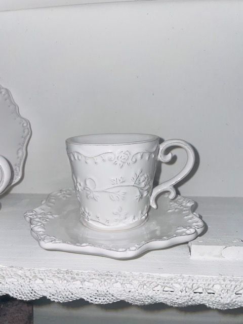 Set di piatti: Shabby Chic Kaffee Set mit Milchkanne – Nuovo (secondo la descrizione) da Fällanden venduto da LetiRobi 1