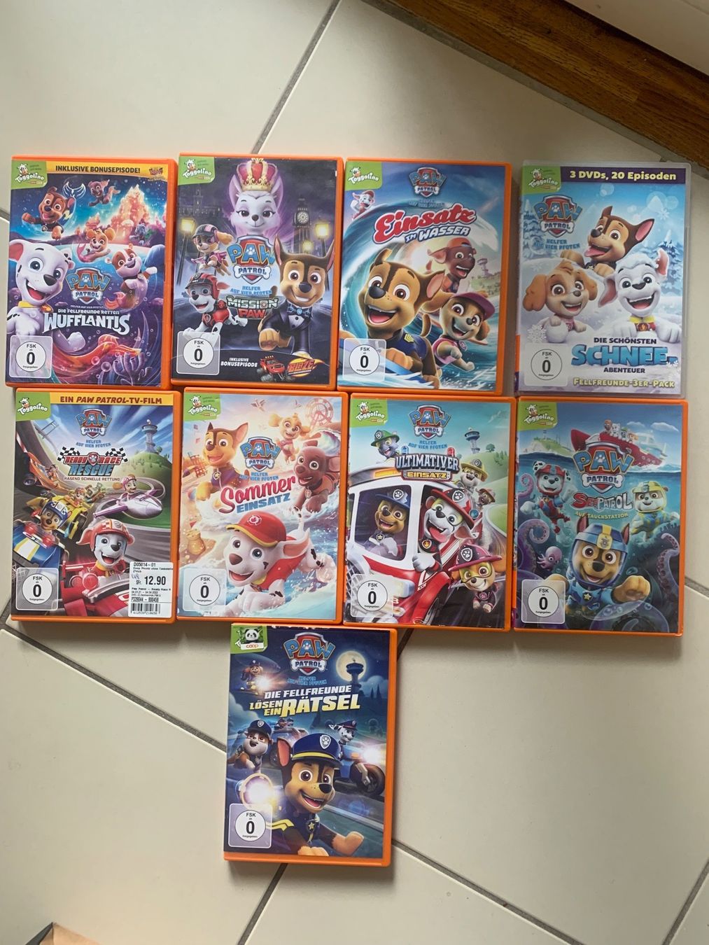 Alle DVDs: DVD-Set (9) Paw Patrol – Gebraucht aus Zürich von