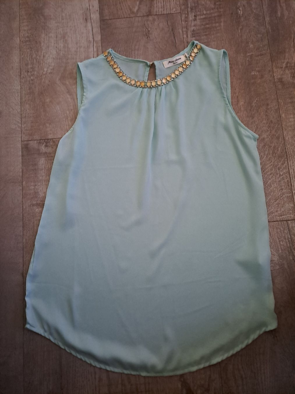Camicette: Damen Bluse Mint Grösse M/L mit Schmucksteinen – Usato da Rickenbach LU venduto da bishiida