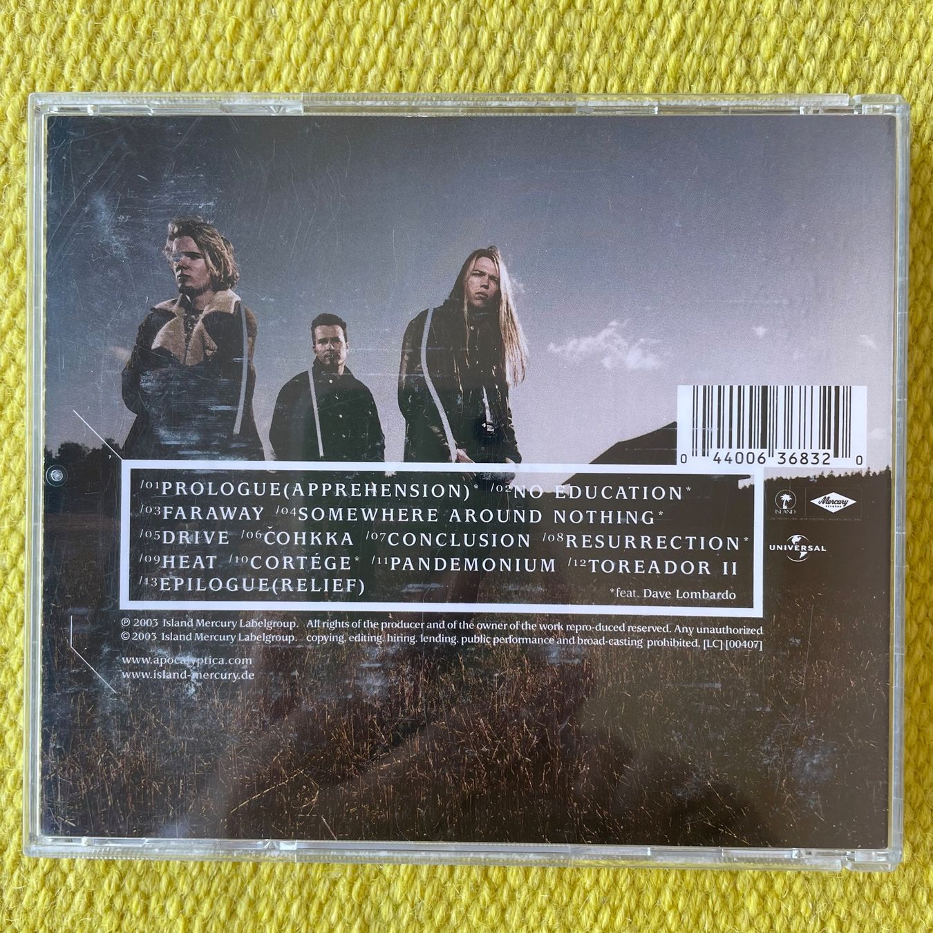 CDs: APOCALYPTICA-REFLECTIONS – Gebraucht aus Rorschacherberg von CD-Roli 1