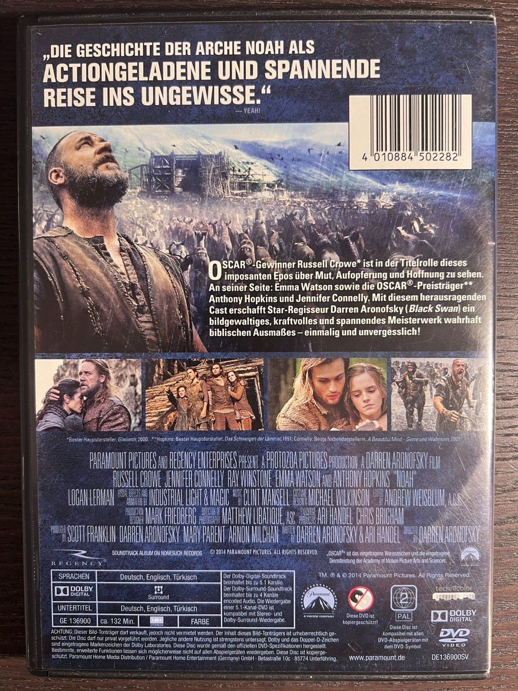 Tutti i DVDs: Noah (Russell Crowe) – Usato da Zürich venduto da FilmFreunde 1