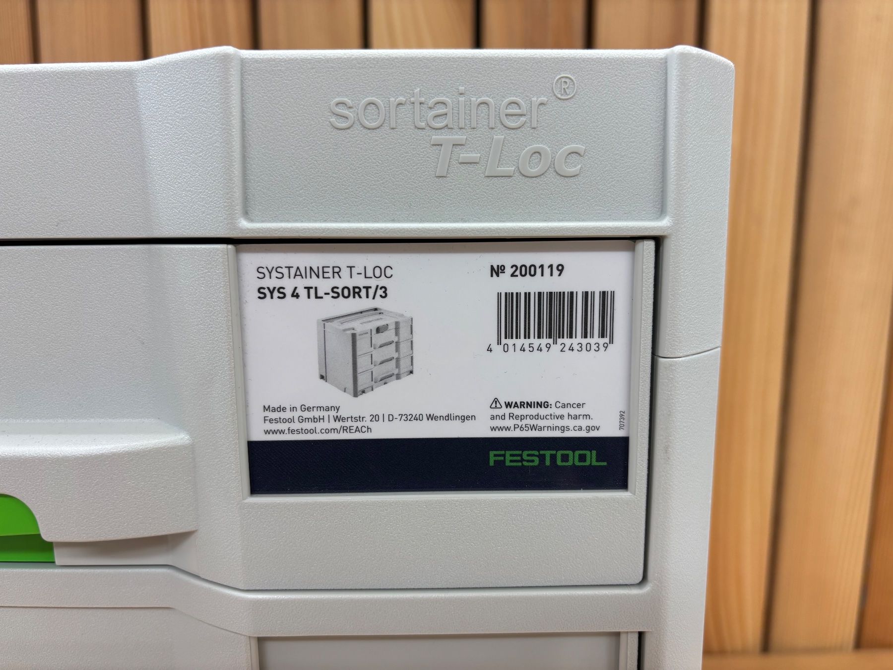 Festool Tutti gli attrezzi: FESTOOL Systainer SYS 4 TL-SORT/3 Schubladen Neuwertig – Nuovo (secondo la descrizione) da Winterthur venduto da ReUse_Baumarkt 1
