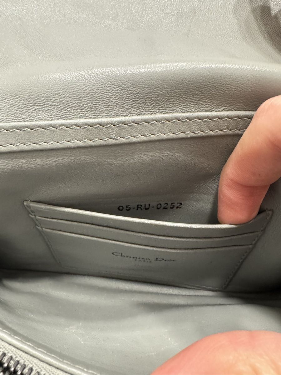 Borse da donna: Authentic Christian Dior Bag - Grey Quilted Leather – Usato da Thonex venduto da Lux_brands01 4