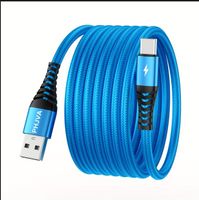 NEUES USB C Ladekabel Mittelblau 3m lang - 226137