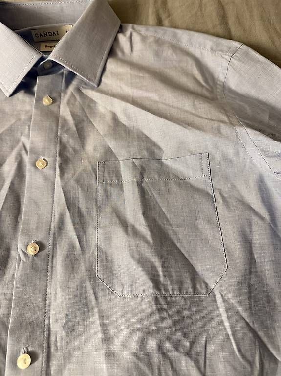 Camicie: Elegantes Hemd hellblau – Usato da Wädenswil venduto da dom_pz5d 2