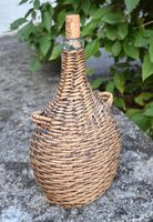 antike Korbflasche Höhe ca. 29cm