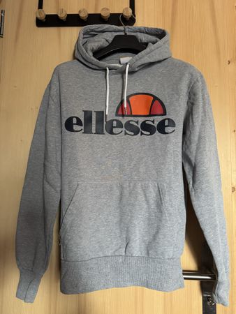 Sweat à capuche Ellesse gris chiné - Taille M - Automne🍂