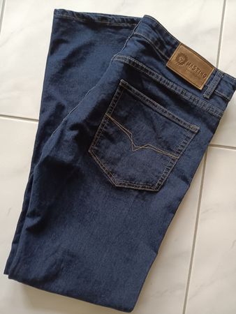 Mastino Jeans Herren Gr. 46/36 Dunkelblau Modern Fit.