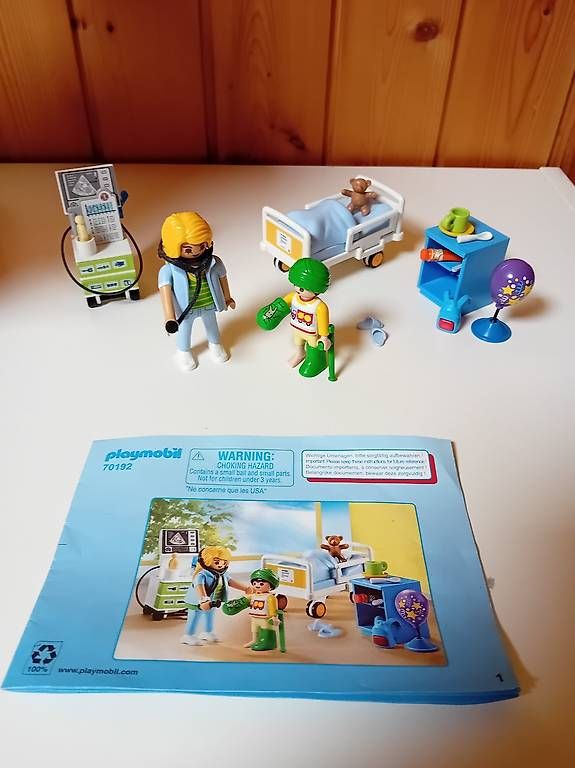 Playmobil Spielzeuge: Playmobil Kinderkrankenzimmer – Gebraucht aus Auw von luszur 1