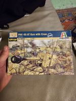 Italeri WWII PAK 40 AT Kanone mit Crew, Bausatz 1:72 (x)