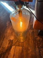 Lampe bouteille en verre originale - parfait pour l'été!