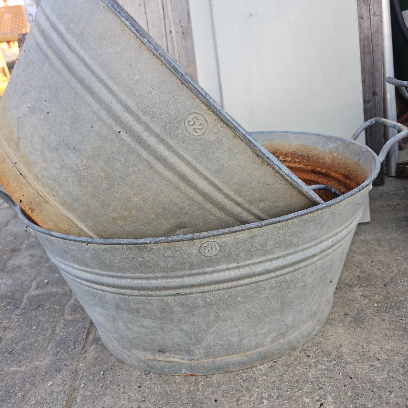 Altre Decorazioni per giardino: Waschzuber 4 Stück !! AB 1.FR !! – Usato da Büren an der Aare venduto da Flipperfinger88 1