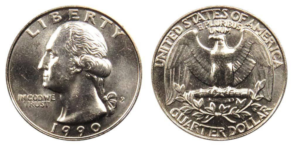 Tutti le monete: US-Quarter 1990 D – Usato da Kriens venduto da TSCH1