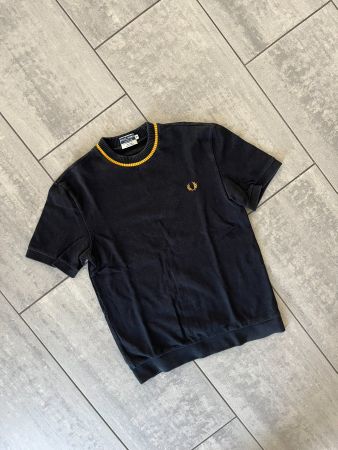 FRED PERRY Shirt Schwarz/Gold