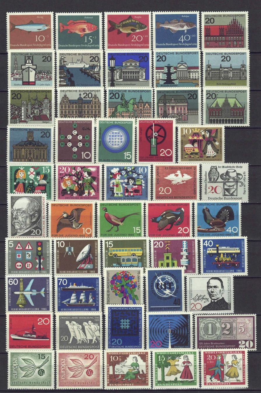 Tous les timbres: BRD Komplettausgaben ab 1964 postfrisch** – D'occasion à Basel par Pfefferschootte