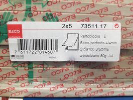 A4-Elco Papier kariert  10 Stück a 100 Blatt 80g, NEU.++++++