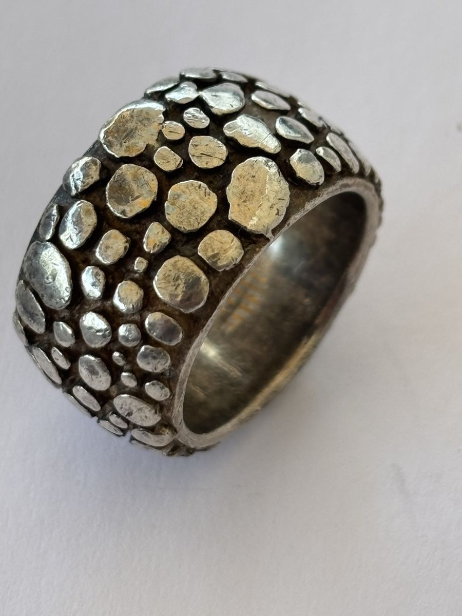 Bagues: Ring 925 Silber Steinmuster für  – D'occasion à Langnau am Albis par flusspflege 4