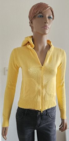Mango Damen Strickjacke mit Kapuze Grösse M