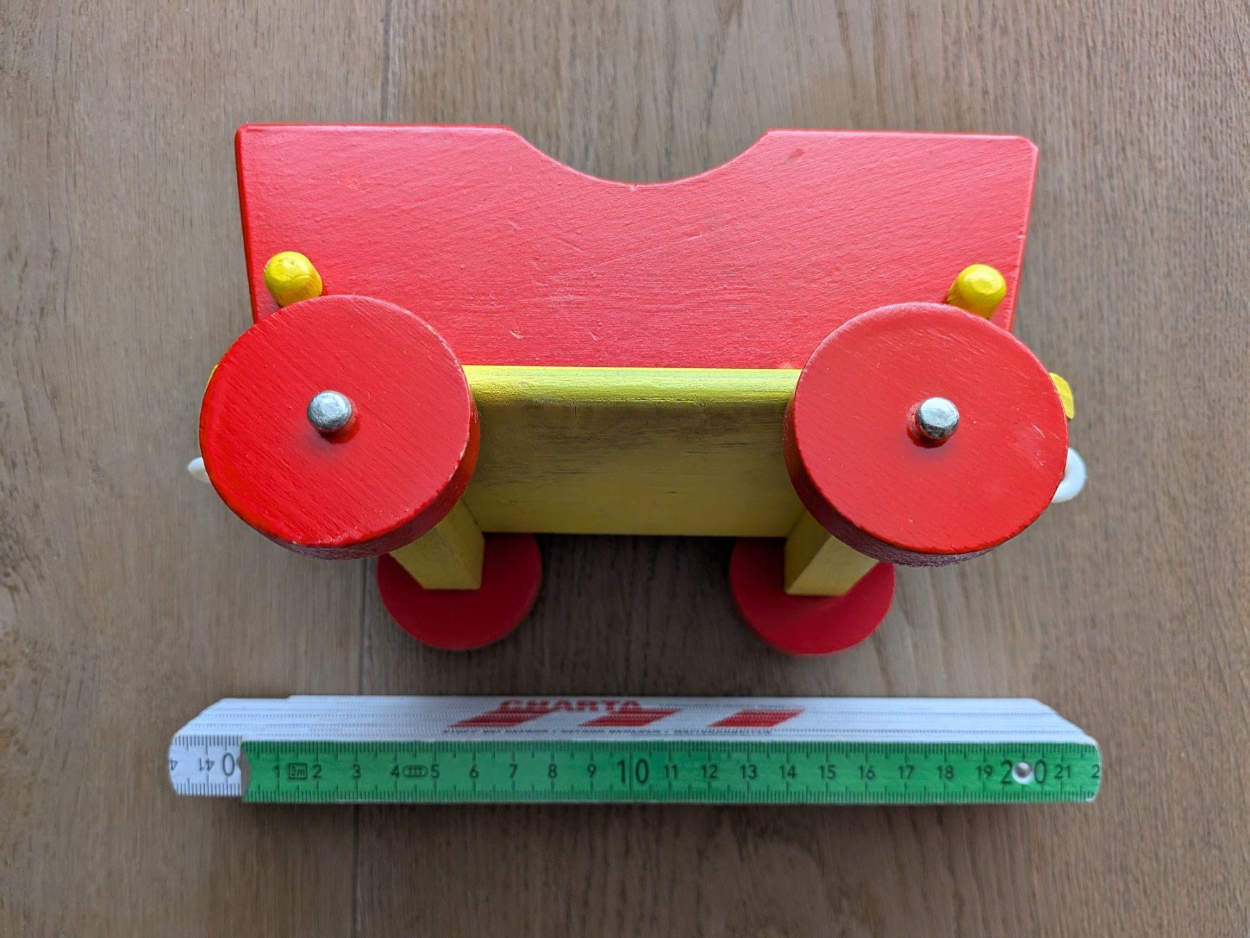 Giocattoli: 4-teilige Holzeisenbahn ca. 80cm – Usato da Port venduto da gecotom 4
