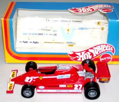 Ferrari 126 C Turbo F1 1981, MATTEL HOTWHEELS MEBETOYS 1:25