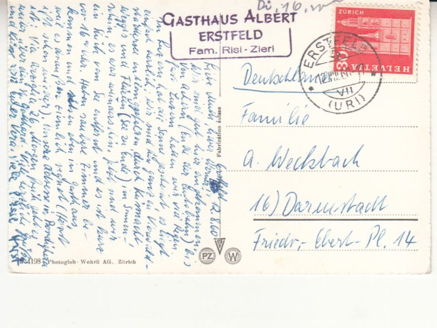 Cartes postales: Erstfeld 1960 – D'occasion à Bürglen TG par StampGraf 1