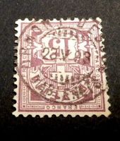 ZNr.64A, Vollstempel von Ormont Dessus,  23 V. 83, kopfüber