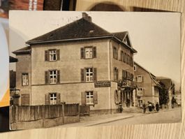 Alte PK / Liestal - Restaurant Falken Gelaufen Feldpost 1921