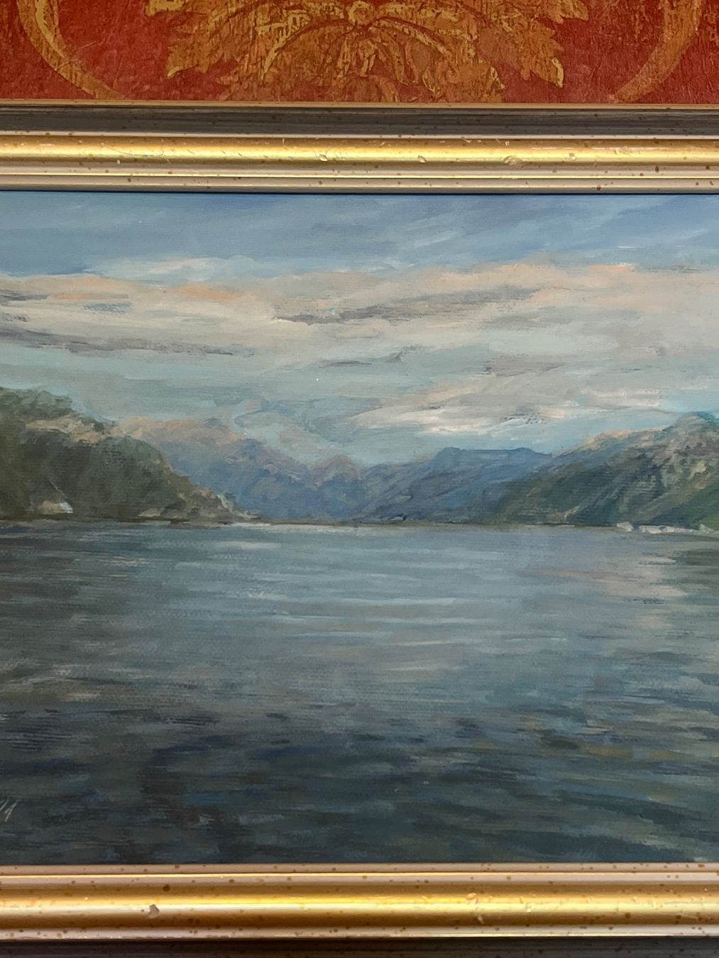Dipinti: Tableau Paysage Lac et Montagnes – Usato da GENEVE venduto da hehakasapa 6