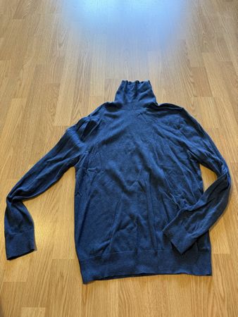 Burton Menswear - Dunkelblauer Rollkragenpullover – Grösse M