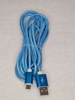 Neues Micro USB Kabel, Farbe Blau, Voxlink, Top Qualitat