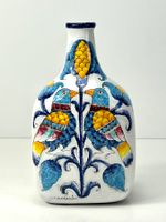 Keramik Vase PIOMBANTI Vogelmotiv handbemalt Antik