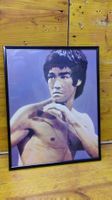 Bruce Lee Portrait Bild gerahmt (L5)