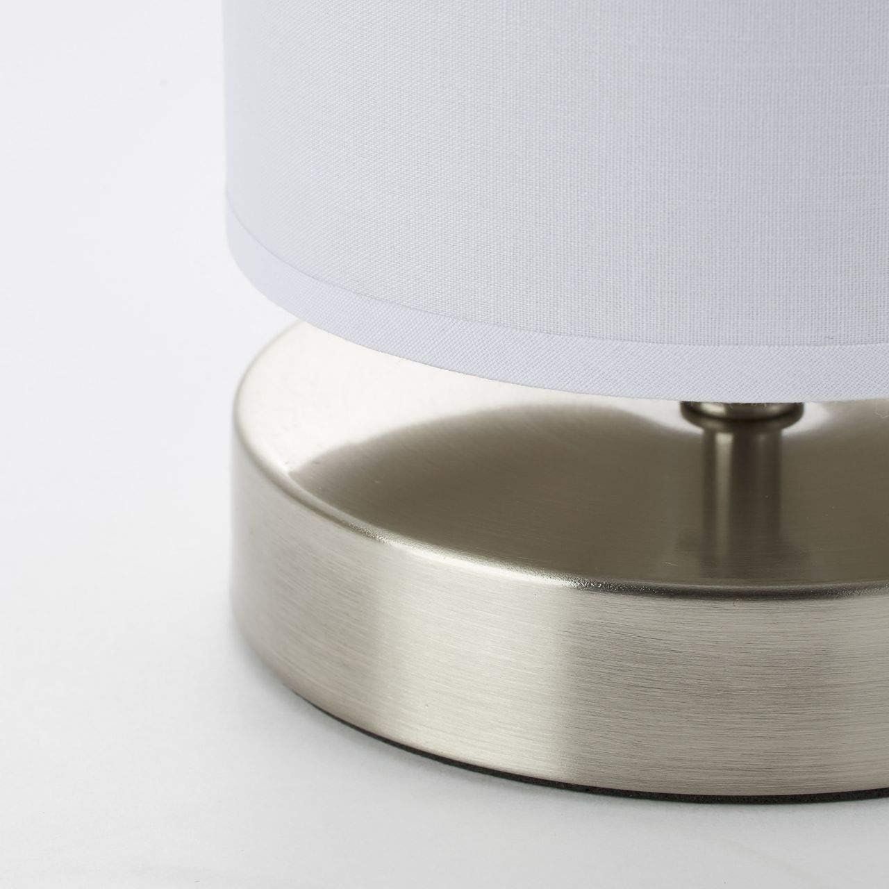 Lampade: Moderne Tischlampe - Tischleuchte mit dekorativem Stoffschir – Nuovo e nell'imballaggio originale da Nuglar venduto da SaleRitter 5