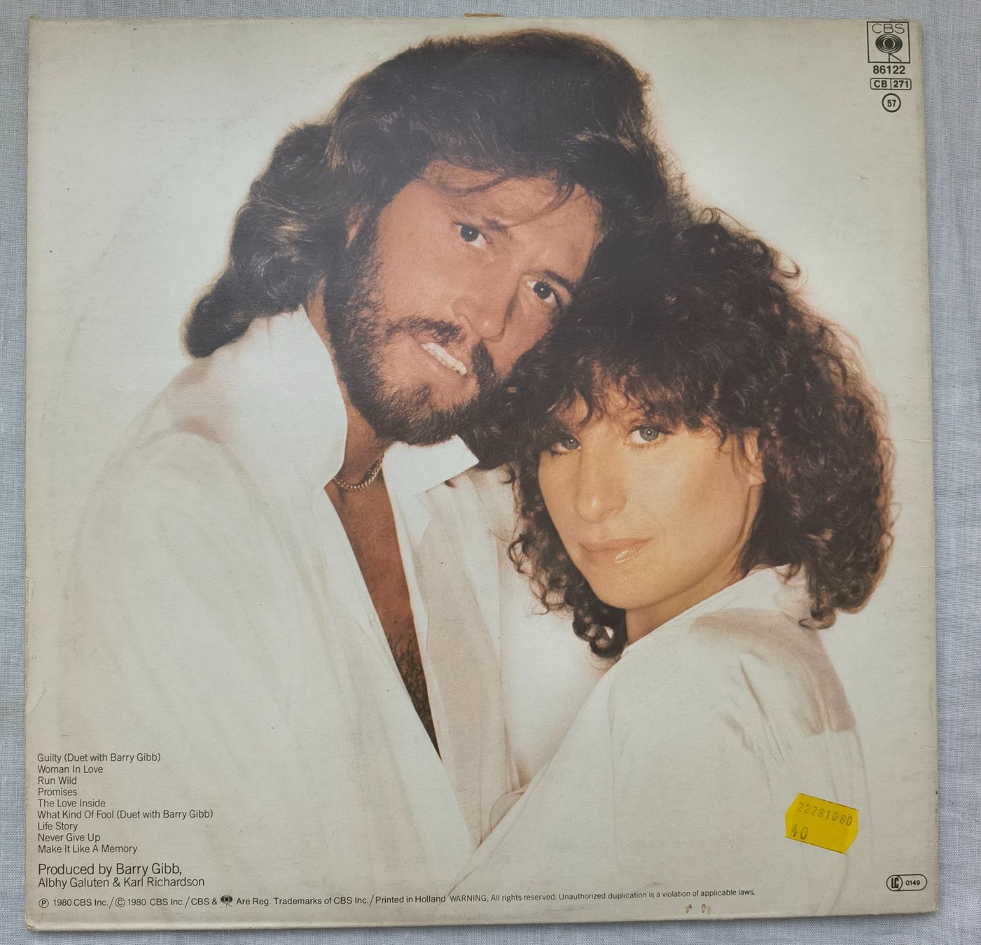 Vinyles: LP "STREISAND - GUILTY" – D'occasion à Binningen par mar_2jlr 1