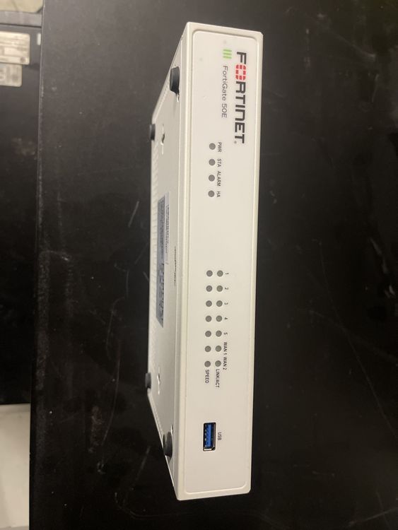 Fortinet FortiGate 50E Firewall (Gebraucht) in Aristau für CHF 80 – mit ...