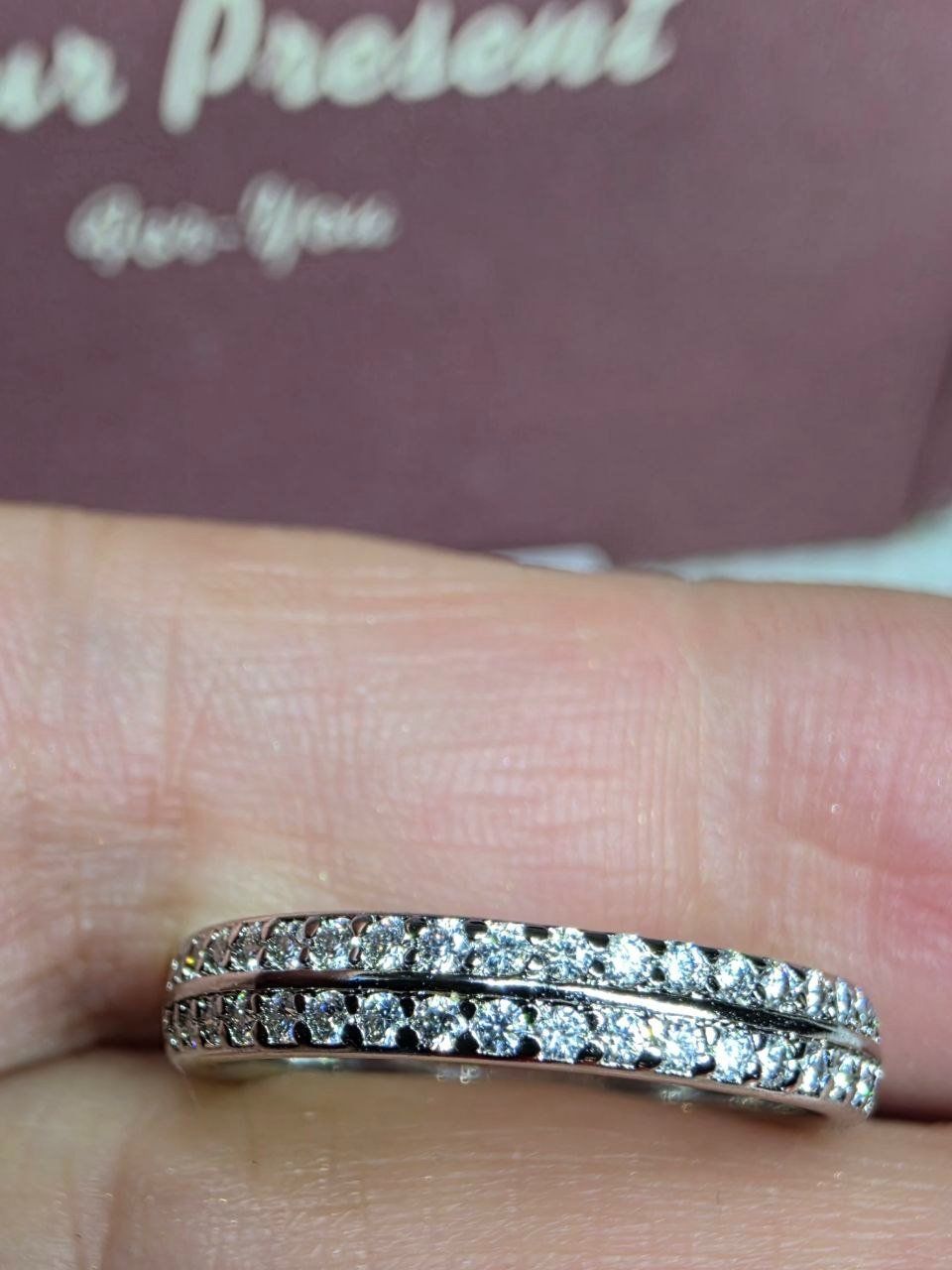 Bagues: Bague argent avec diamants de moissanite certifiés GRA – Neuf avec emballage d'origine à Reconvilier par Tsma67