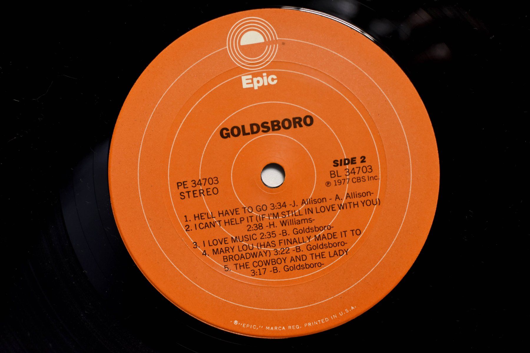 Dischi in vinile: Bobby Goldsboro - Goldsboro – Usato da Belmont-sur-Yverdon venduto da ag97 3