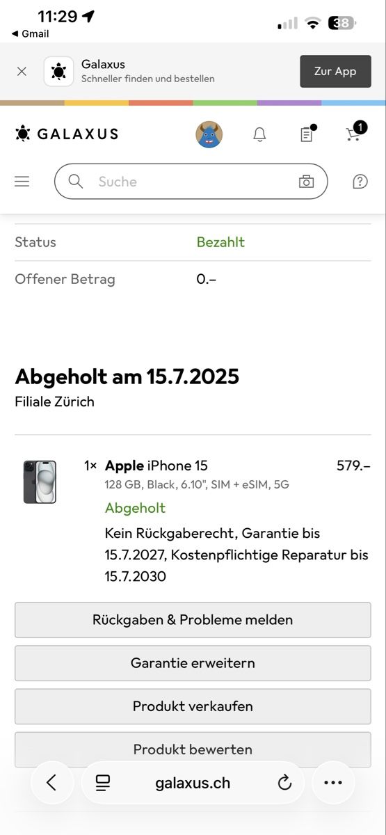 Apple Telefoni cellulari / Smartphones: Iphone 15  mit garantie – Nuovo (secondo la descrizione) da Zürich venduto da Millerofficials 4